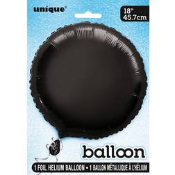 Unique Party Foil Balloon Black 5-pack