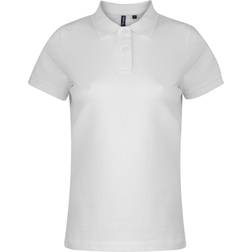 ASQUITH & FOX Women’s Classic Fit Polo Shirt - White