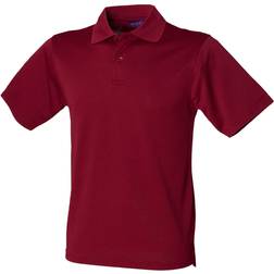 Henbury Coolplus Polo Shirt - Burgundy