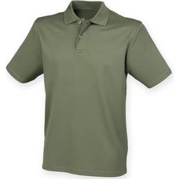 Henbury Coolplus Polo Shirt - Olive