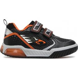 Geox Boy's Inek - Black/Orange