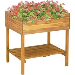 vidaXL Raised Garden Planter 58.5x78.5x78.5cm