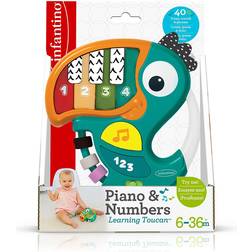 Infantino Piano & Numbers Learning Toucan