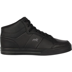 Lonsdale Kid's Canon Trainers - Black/Charcoal