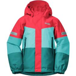 Bergans Kid's Lilletind Insulated Jacket - Light Dahlia Red/Light Greenlake (7984)