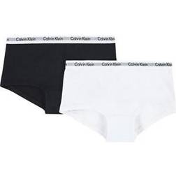 Calvin Klein Girl's Hipster Panties 2-pack - White/Black (G80G896000)