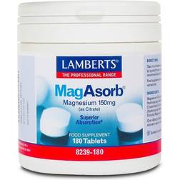 Lamberts MagAsorb Magnesium 150mg 180 Stk.