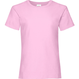 Fruit of the Loom Girl's Valueweight T-shirt 5-pack - Light Pink