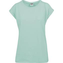 Urban Classics Ladies Extended Shoulder Tee - Blue Mint