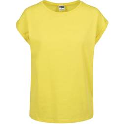 Urban Classics Ladies Extended Shoulder Tee - Bright Yellow