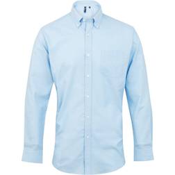Premier Signature Oxford Long Sleeve Work Shirt - Light Blue