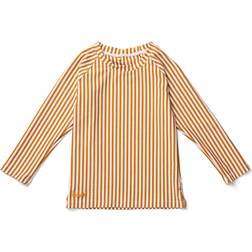 Liewood Noah Swim Tee Seersucker - Stripe Mustard/White (LW14128-0919)