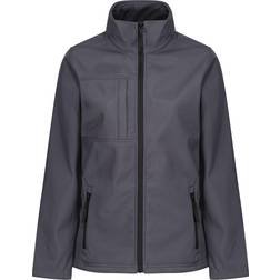 Regatta Women's Octagon II Printable 3 Layer Membrane Softshell Jacket - Seal Grey/Black