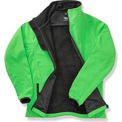 Result Women's Printable Softshell Jacket - Vivid Green/Black