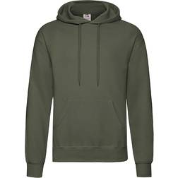 Fruit of the Loom Classic Hooded Sweat - Classic Olive