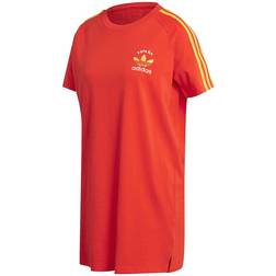 Adidas 3-Stripes Tee Dress - Red