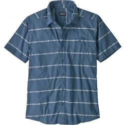 Patagonia Go To Shirt - Hemp Stripe/Pigeon Blue