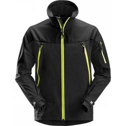 Snickers Workwear Flexiwork Full Stretch Jacket - Black/Neon Yellow