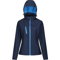 Regatta Women's Venturer 3-Layer Printable Hooded Softshell Jacket - Navy/French Blue