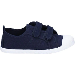 Flossy Sasha Girl's Junior Touch Fastening Shoe - Navy