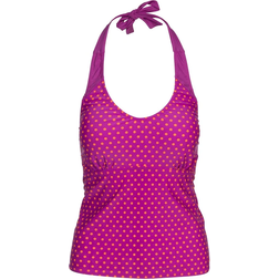 Trespass Winona Women's Halter Neck Tankini Top - Purple Orchid Spot