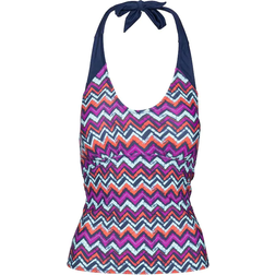 Trespass Winona Women's Halter Neck Tankini Top - Zigzag Print