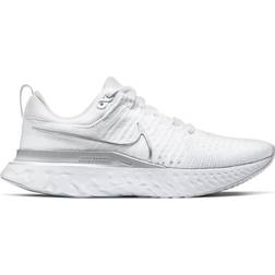 Nike React Infinity Run Flyknit 2 W - White/Pure Platinum/Metallic Silver