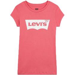 Levi's Kid's Batwing Short Sleeve T-Shirt - Tea Tree Pink (3E4234-A37)