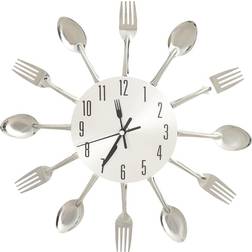 vidaXL Spoon and Fork Wanduhr 31cm