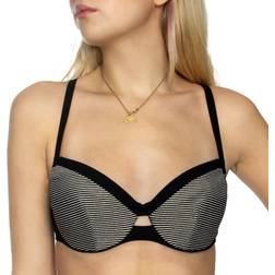 Chantelle Vibrant Covering Underwire Bikini Bra - Black