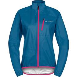 Vaude Women's Drop III Rain Jacket - Kingfisher/Pink