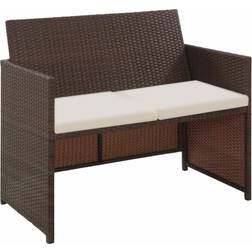 vidaXL 43911 2-seat Outdoor Sofa