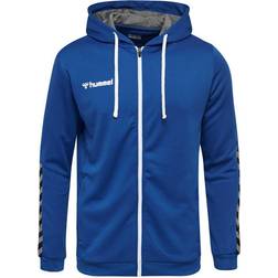 Hummel Authentic Poly Zip Hoodie - True Blue