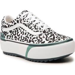 Vans UV Ink Old Skool Stacked - Leopard/True White