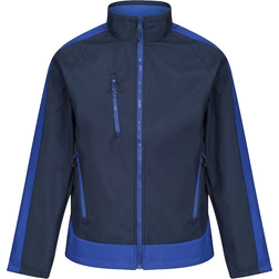 Regatta Mens Contrast 3 Layer Softshell Jacket - Navy New/Royal Blue