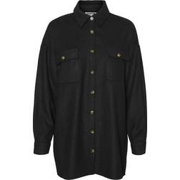 Noisy May Loose Fit Shirt - Black