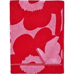 Marimekko Unikko Badezimmerhandtuch Pink/Red (150x70cm)