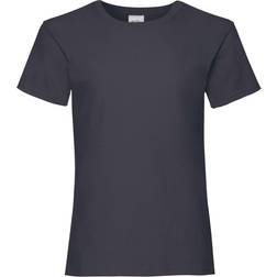 Fruit of the Loom Girl's Valueweight T-shirt 2-pack - Deep Navy