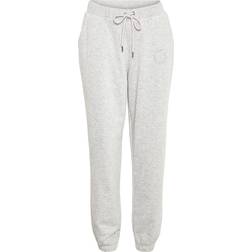 Noisy May Lupa Logo Sweat Trousers - Light Gray Melange