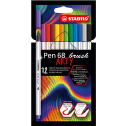 Stabilo Pen 68 Brush Arty 12-pack