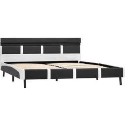 vidaXL Bed Frame with LED 68cm Bettrahmen 160X200cm