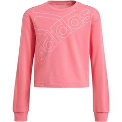 Adidas Essentials Logo Sweatshirt - Hazy Rose/Light Pink