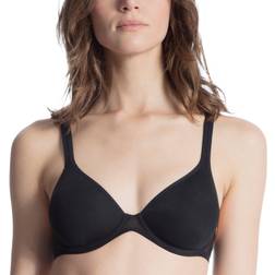 Calida Feminine Air T-shirt Bra - Black