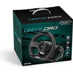 Nitho Drive Pro Racing Wheel with Pedal (PS4/PS3/Switch/PC) - Black