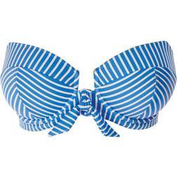 Freya Beach Hut Bandeau Bikini Top - Blue Moon