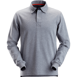 Snickers Workwear AllroundWork Rugby Jersey - Grey/Blue Melange