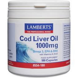 Lamberts Cod Liver Oil 1000mg 180 Stk.