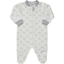 Fixoni Nightsuit with Zipper Foot - Grey Melange (422002-1236)