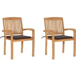 vidaXL 3063260 2-pack Garden Dining Chair