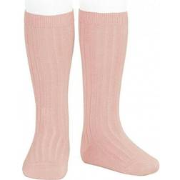 Condor Basic Rib Knee High Socks - Old Rose (20162_000_544)